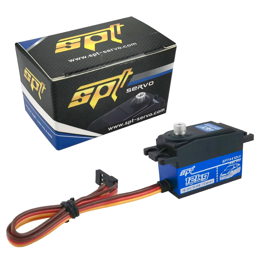 SPT 4412LV 120 12kg Metal Gear Standard Short Body Low Profile Digital Servo Combat Robot Battlebot